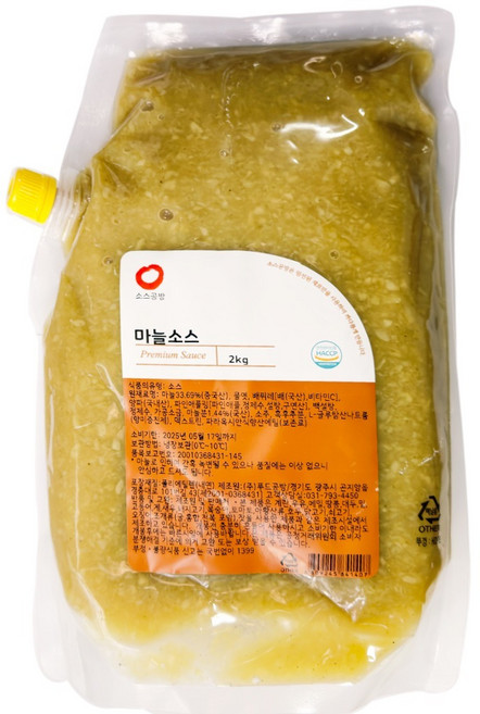 마늘 소스 (2Kg), 2kg, 1개