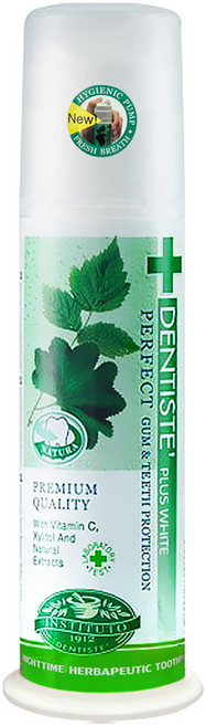 덴티스테 플러스화이트 펌프형 치약, 170g, 1개