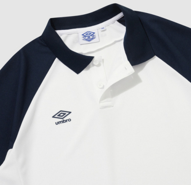 엄브로 UMBRO PTR 프리매치 스몰로고 폴로 셔츠 화이트(UQ121STS21) UQ121STS21_WHT0 127603