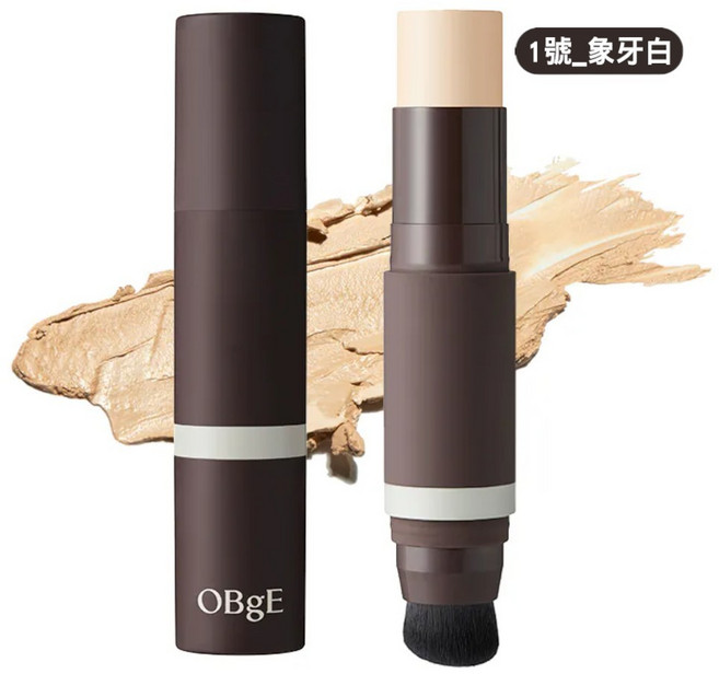 OBgE 自然遮瑕粉底棒, 1個, 男士#1 IVORY 象牙白