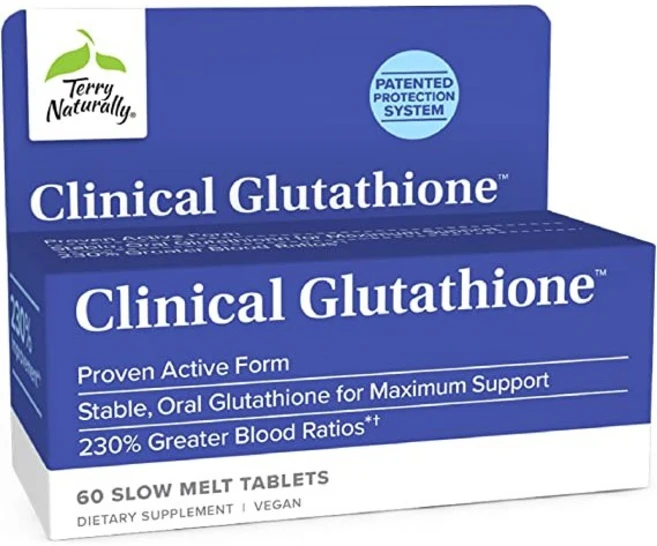 Terry Naturally Clinical Glutathione 클리니컬 글루타치온 60정, 180회분, 1개 - 쿠팡