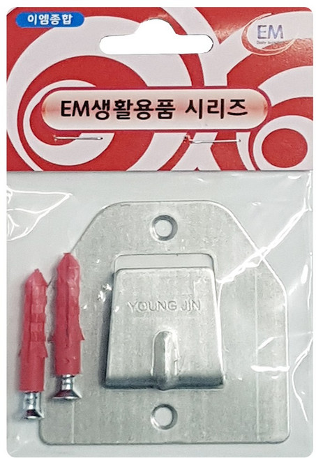 (이엠)선풍기걸이판1p(1260)걸이대 선풍기고리 벽걸이, 1개