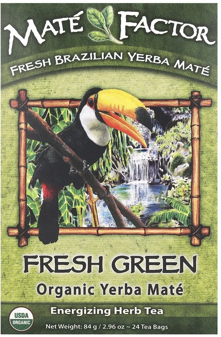 헁복하고 건강하세요 Mate Factor 유기농 예르바 마테 프레시 그린 티백 24개 84g(2.96oz) 늘 챙기셔야합니다, MateFactor유기농예르바마테프레시그린티백24개84 - 쿠팡