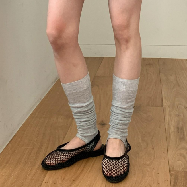 블루씨티 가을양말 코디필수템 코지 베이직 골지 고리 발토시 레그워머