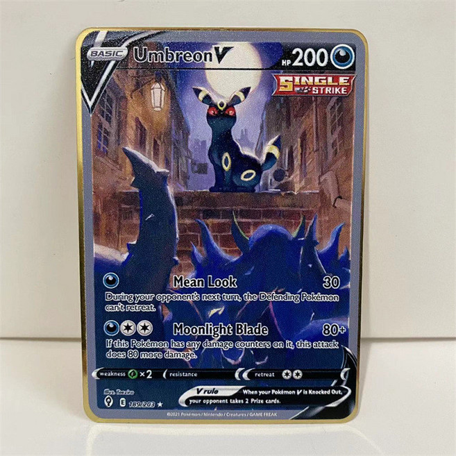 寶可夢金屬卡牌 精選組 含 阿爾宙斯 帝牙盧卡 帕路奇犽 朱紫ex VSTAR, 月亮伊布  V, 1個