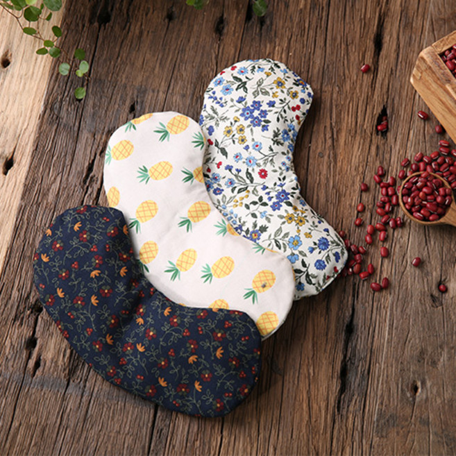 국산 팥 눈찜질팩 팥안대 코찜질 비염 온찜질, (오가닉)분홍, 일반형, 1개