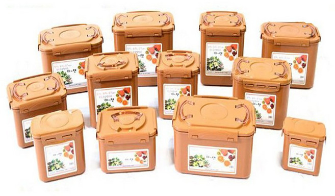 이젠 황토진공항아리 20종 (원형 사각) / 김치.매실.오이지.진공밀폐용기.국산, 사각 1.7리터, 1개