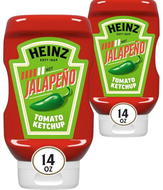 Heinz 하인즈 할라피뇨 토마토 케첩 미국 직배송 396g 2개