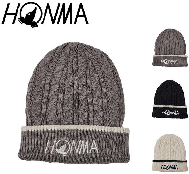 혼마 one_혼마골프 공용 케이블 니트 비니 151735605, 1개, WH(화이트) F