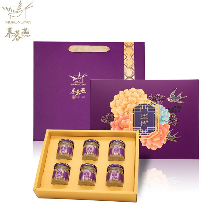 慕容燕即食燕窩禮盒 - 滋養身心 送禮首選, 60g, 6個