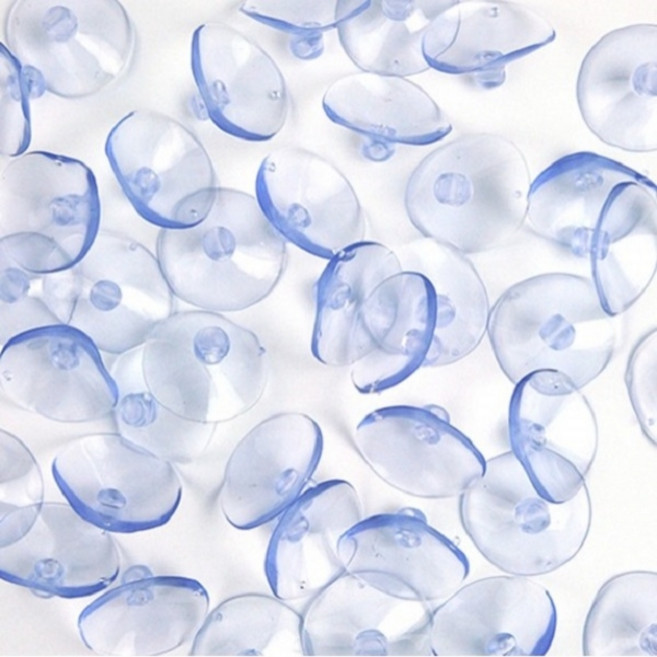 큐방30mm 낱개 유리흡착 유리부착 뽁뽁이 후크고리 압착고무 빨판 흡착판, 단품