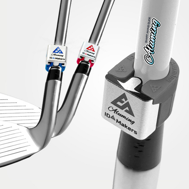 알루밍 골프용품 골프채 에이밍 장치 훅 슬라이스 보정 골프용품, 1세트, 그레이