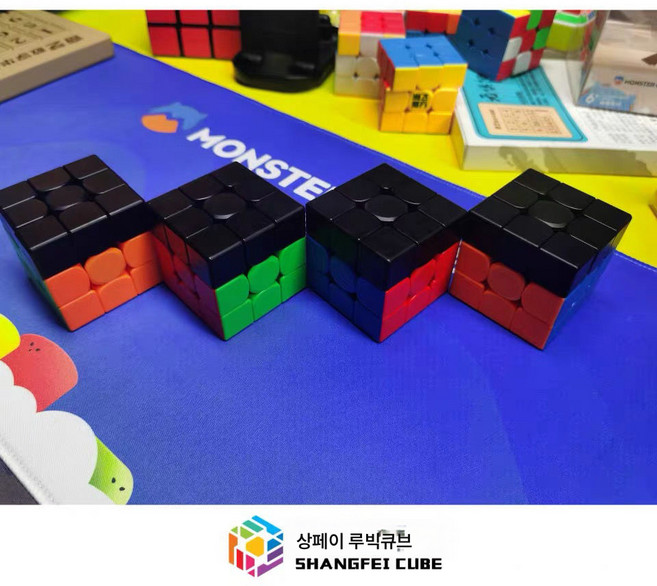 상비큐브 세공 F2L 티칭큐브 F2L 트레이닝 십자 트레이닝 전용 자력 3차 큐브, F2L 비자력, 1개