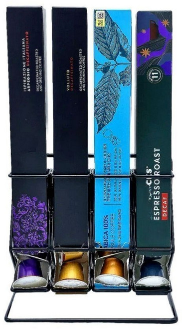 온리쿠 커피 캡슐 보관함 박스 타워, 블랙