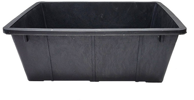사각다라 사각화분 고무다라 고무대야, 검정