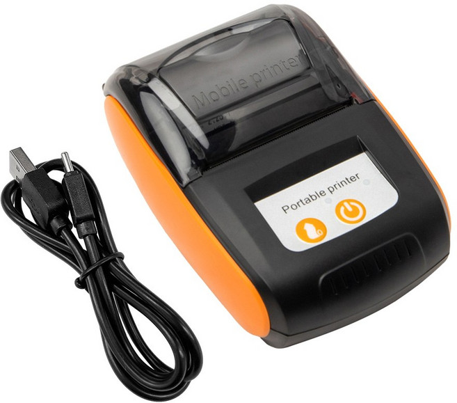 연동 영수증 프린터 미니 인쇄 무선 USB 소매점용 2 인치 감열지 롤 58mm, MP210