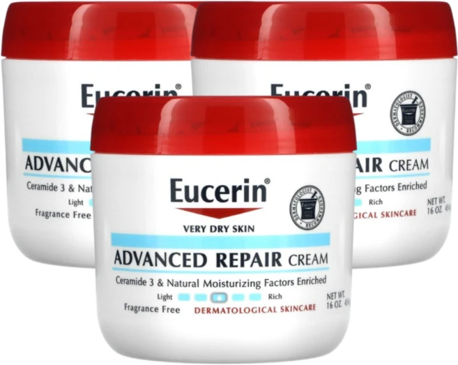 2+1 유세린 어드밴스드 고급 리페어 재생 크림 454g, 3개 - 쿠팡