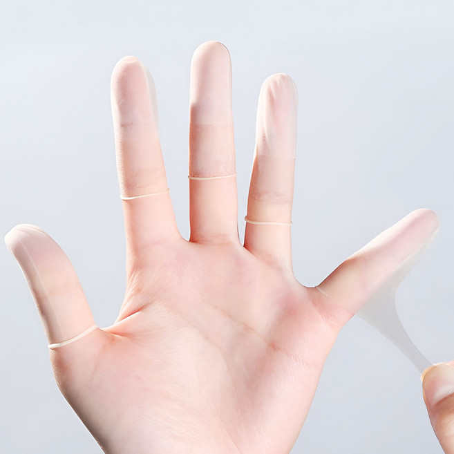 라베코 라텍스 손가락 골무, 100개