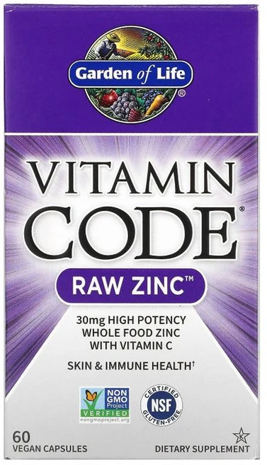 가든오브라이프 비타민코드 무가공 아연 베지캡슐 60정, 2개 - 쿠팡