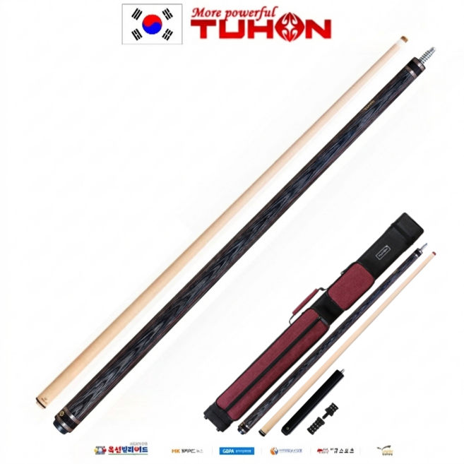 옥션빌리어드 투혼큐 TV-900RF 3C 당구 전문가용 개인큐대 당구큐대, 1개, Dymondwood