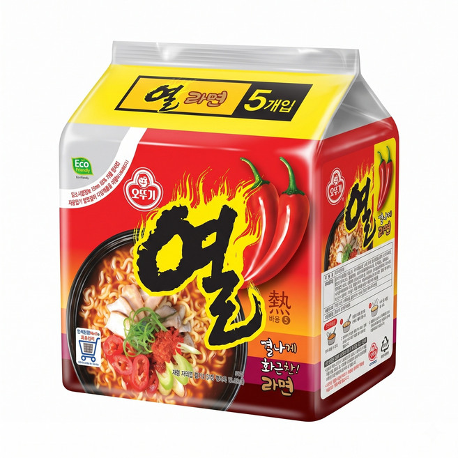오뚜기 열라면 멀티팩(5개입) x 4팩(총20개입)