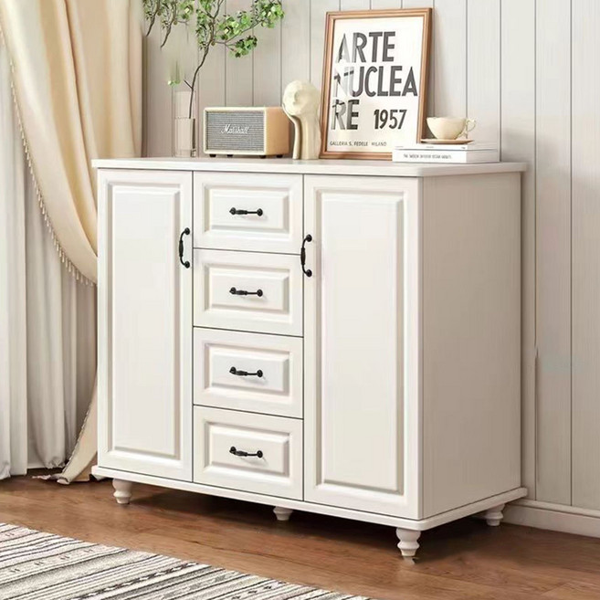 다용도 거실 주방 수납 정리장 예쁜 침실 드레스룸 서랍장, 화이트 (D)