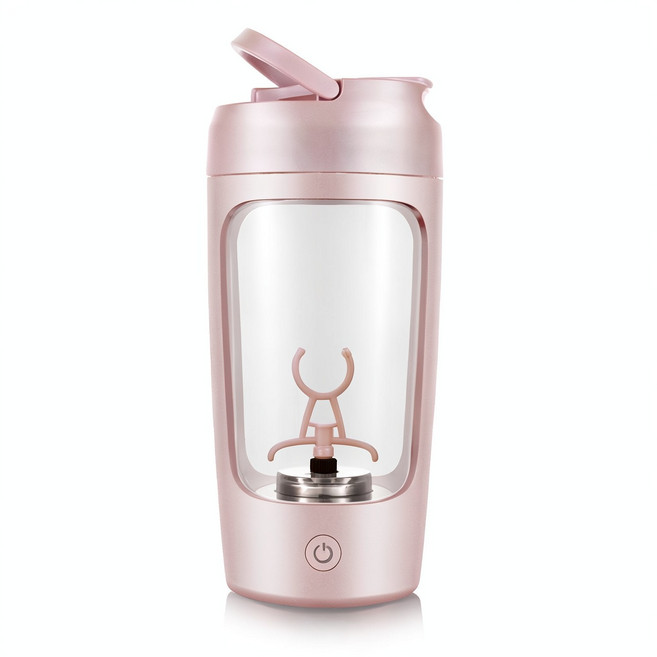 電動攪拌杯 650ml USB充電 Tritan材質, 粉色, 1個, 700ml