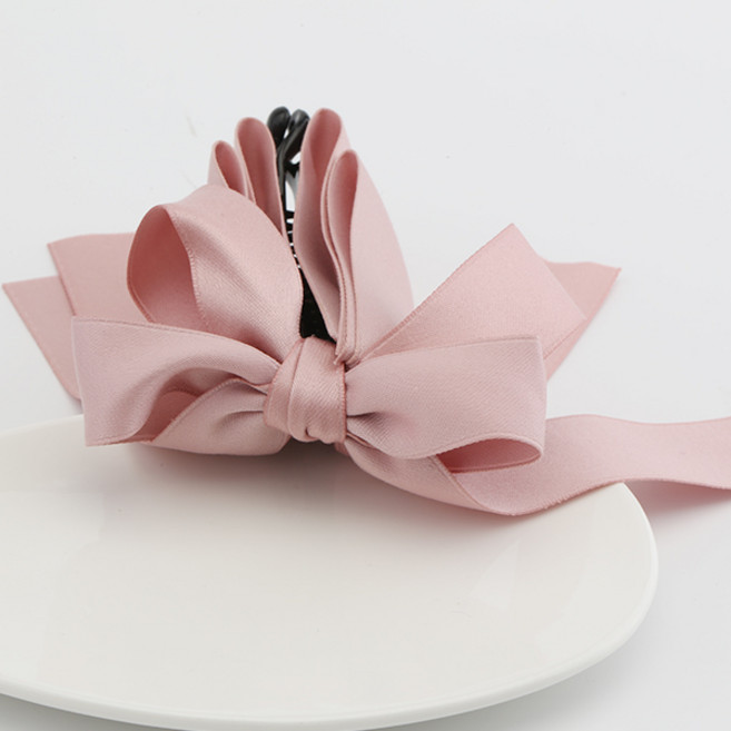 MISS21 화창한 날 리본 바나나핀 헤어핀 머리핀 (hp804)