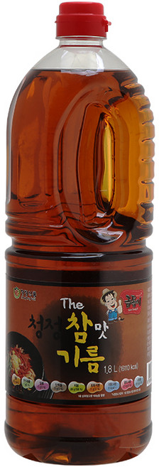 참기름 향미유 (참깨향미유 20%) 더청정참맛기름 대용량 업소용 전국배송, 1개, 1.8L