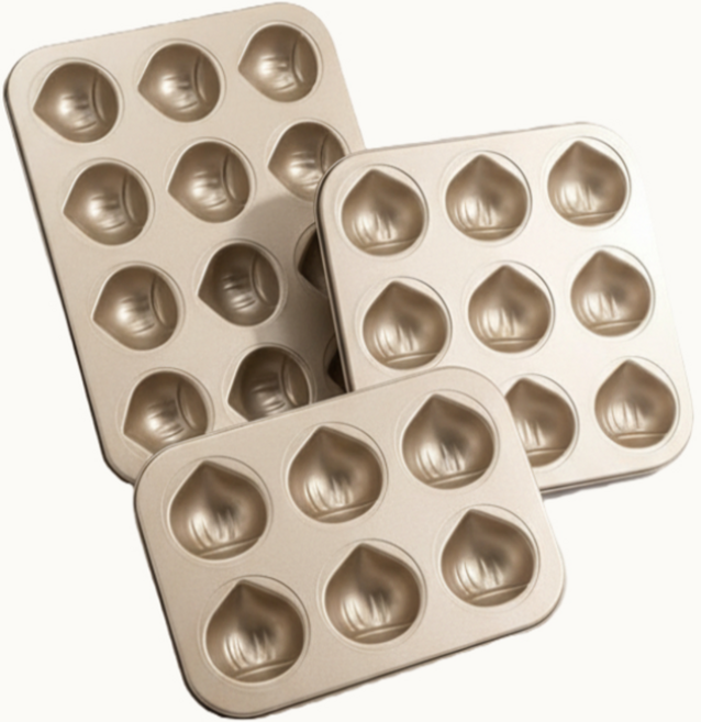 상하이 버터떡 밤 케이크 밤틀 3 size, 1개