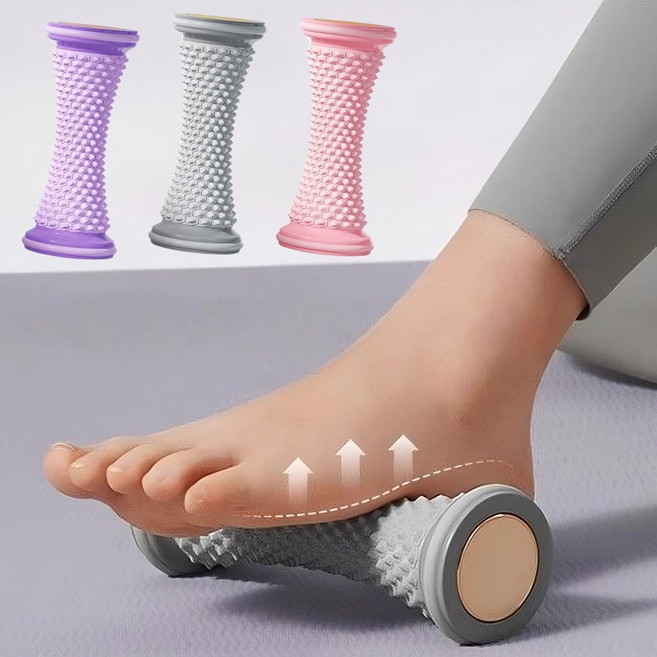 겟윙 발바닥마사지 지압 풋롤러, 1개, 그레이