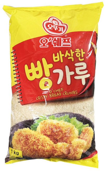 오쉐프 바삭한 빵가루 1kg 튀김요리 돈까스 건식, 1개