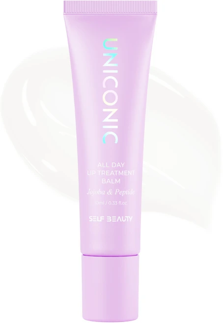 셀프뷰티 유니코닉 올데이 립 트리트먼트밤 10ml, 1개, 10g, 호호바펩타이드 - 쿠팡