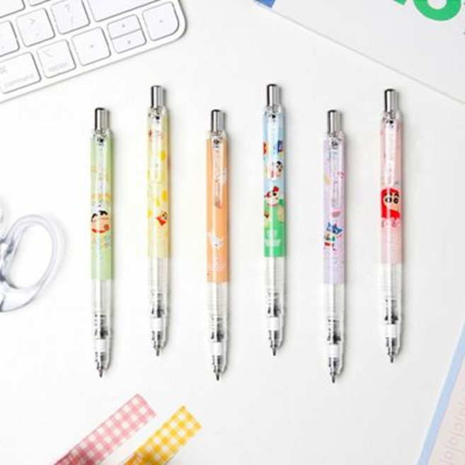 제브라 한정판 델가드 라이트 짱구 샤프, 옐로우, 옐로우