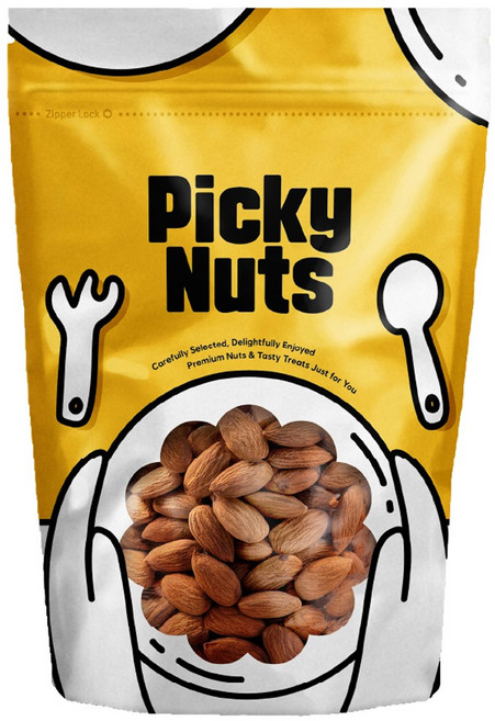 [25년 햇제품] 피키너츠 볶은아몬드 지퍼형, 1kg, 2개