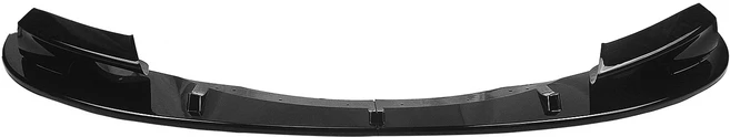 자동차 앞 범퍼 스포일러 립 하부 스플리터 블레이드 가드 플랩 BMW E90 M3 2007, 01 Glossy Black