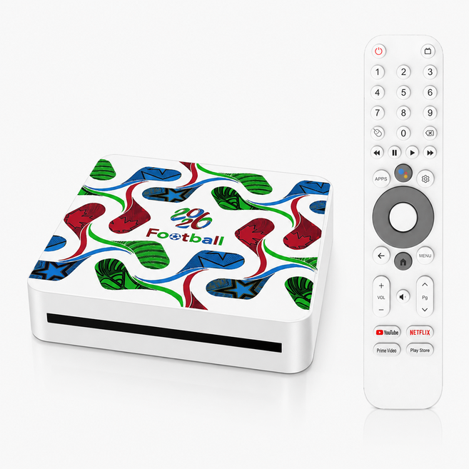 PYHO 구글 크롬캐스트 4K 안드로이드14 OTT 셋톱박스 8K 60Hz 스마트TV 박스 블루투스 듀얼 WiFi AI 음성 무선 미러링 안드로이드TV 셋톱박스, 1개, Z9-축구