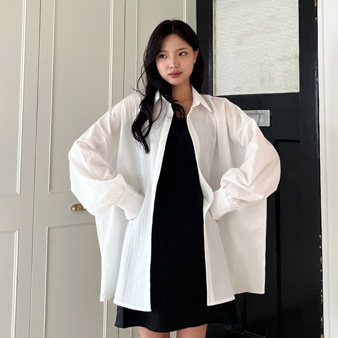 [SS올핏신상+/5XL] 여리핏보장/Calm Mood 링클 셔츠 4color