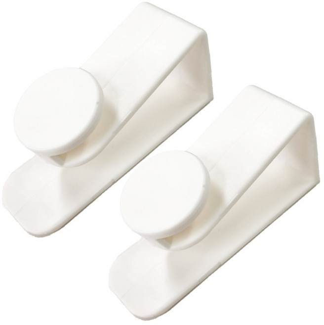 살림모아 싱크대 도어 걸이 후크 행주걸이, 화이트