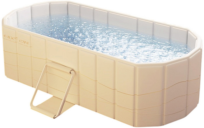 UB 무조립 대형 접이식 성인용 간이 욕조 반신욕 홈스파, 1개, 우드 기본