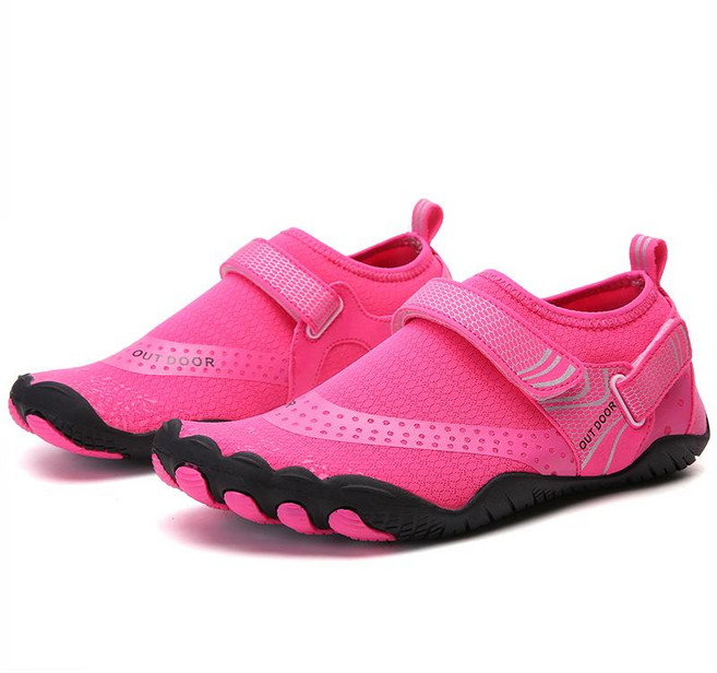 트레이닝운동화 미끄럼 방지 줄넘기 요가 스쿼트 런닝머신 신발~280mm, K-21 로즈 레드, 1개