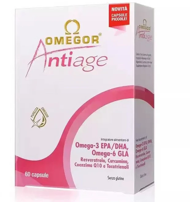 오메고르 안티에이지 오메가 3 EPA DHA + 6 GLA 캡슐, 1개, 60정 - 쿠팡