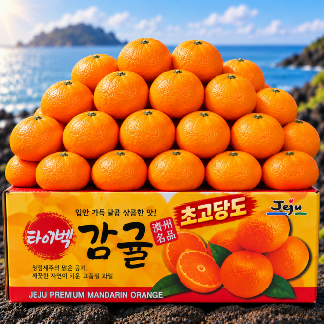 고당도 귤 제주 타이벡 감귤, 1박스, 고당도 정품 타이벡감귤 3kg