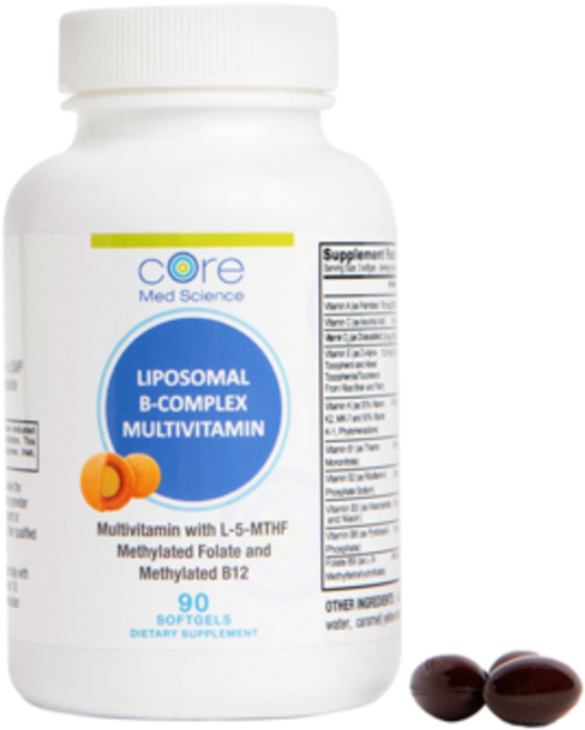 COREMED 리포솜 비타민B 복합체 멀티비타민 90소프트젤 코어메드, 1개, 90정