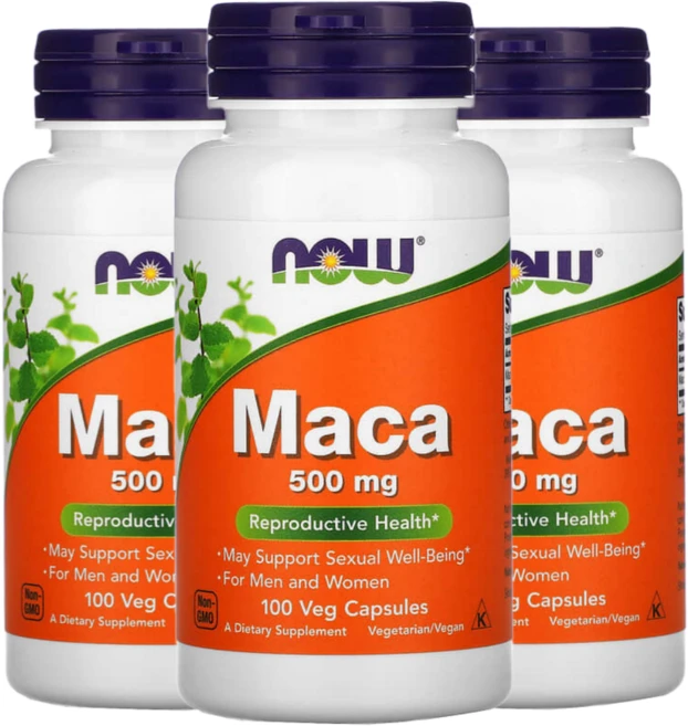 나우푸드 마카 남성갱년기 호르몬 500mg 100정 3개 - 쿠팡