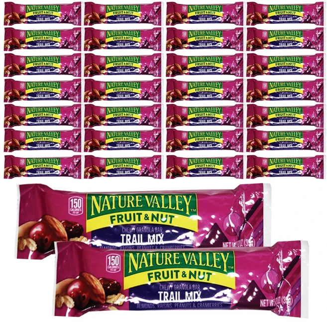 네이쳐밸리 Nature Valley 츄이 트레일믹스 그래놀라바, 35g, 30개 - 쿠팡