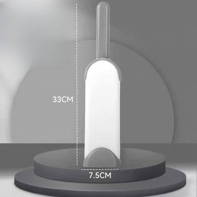 다용도 먼지 제거 브러시 반려동물 털 제거 옷 클리너 휴대용 간편 세척, 그레이, 1개