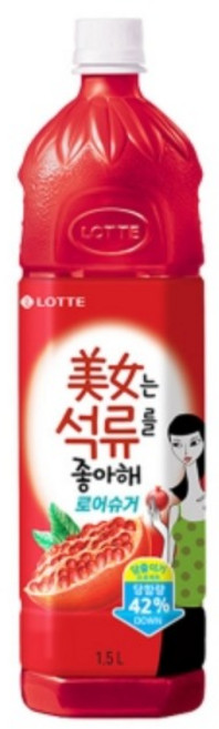 미녀는 석류를 좋아해 로어슈거 1.5Lx12펫, 1.5L, 12개
