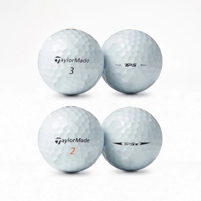 올바른스포츠 테일러메이드 TP5 시리즈 A-등급 화이트 10알 로스트볼, 1개, 10개입 - 쿠팡