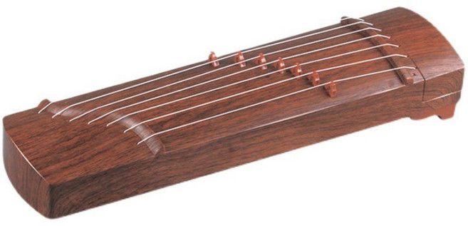 미니가야금 초보자 입문용 스튜디오 촬영소품, 다크 브라운 시뮬레이션 나뭇결, 1개